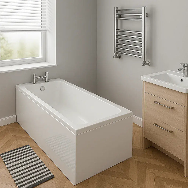 Carron Quantum 1500 x 700mm Single Ended Bath - Standard & Carronite Options - Carronite