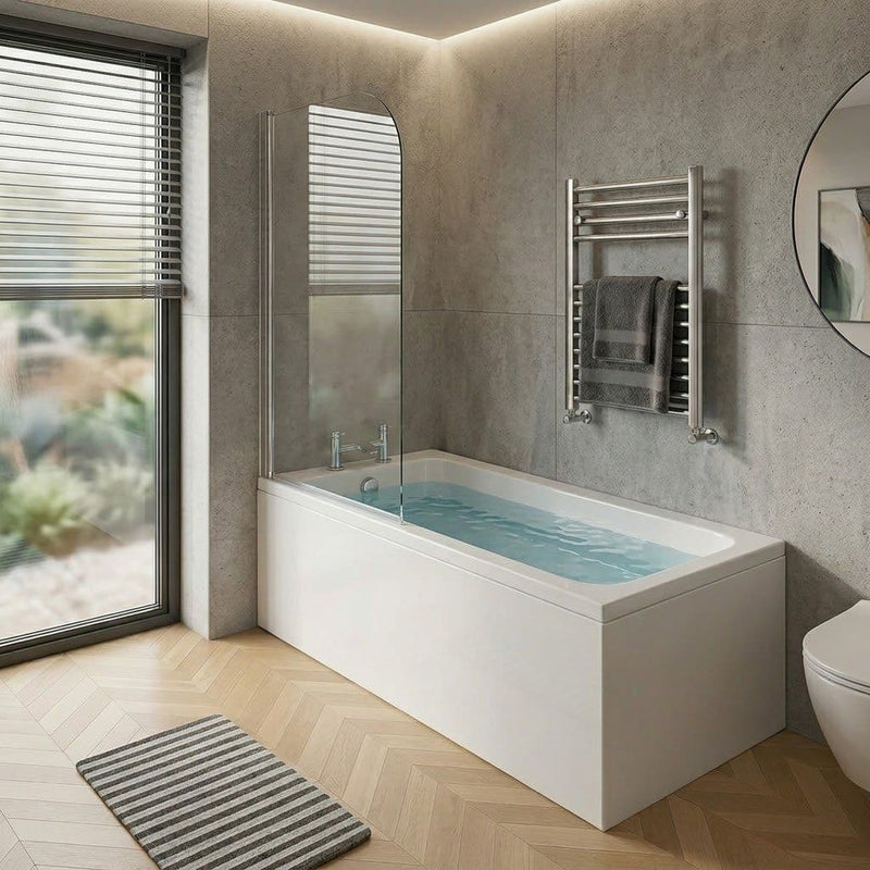 Carron Quantum 1600 x 700mm Single Ended Bath - Standard & Carronite Options - Carronite