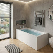 Carron Quantum 1650 x 700mm Single Ended Bath - Standard & Carronite Options - Carronite