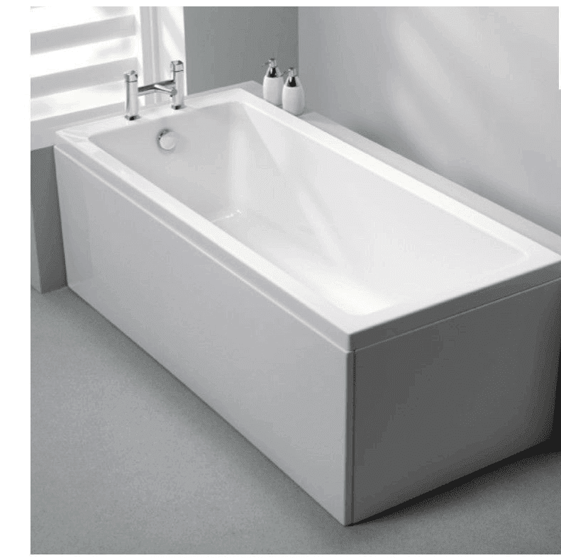 Carron Quantum 1700 x 750mm Single Ended Bath - Standard & Carronite Options - Carronite