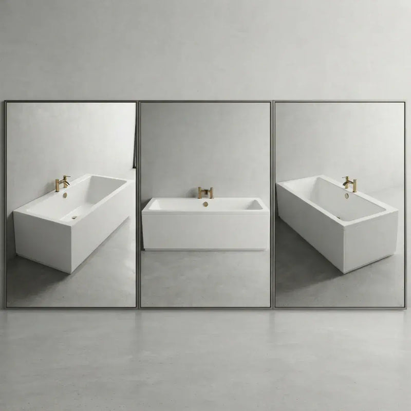 Carron Quantum 1800 x 800 Double Ended Bath - Standard & Carronite Options - Standard