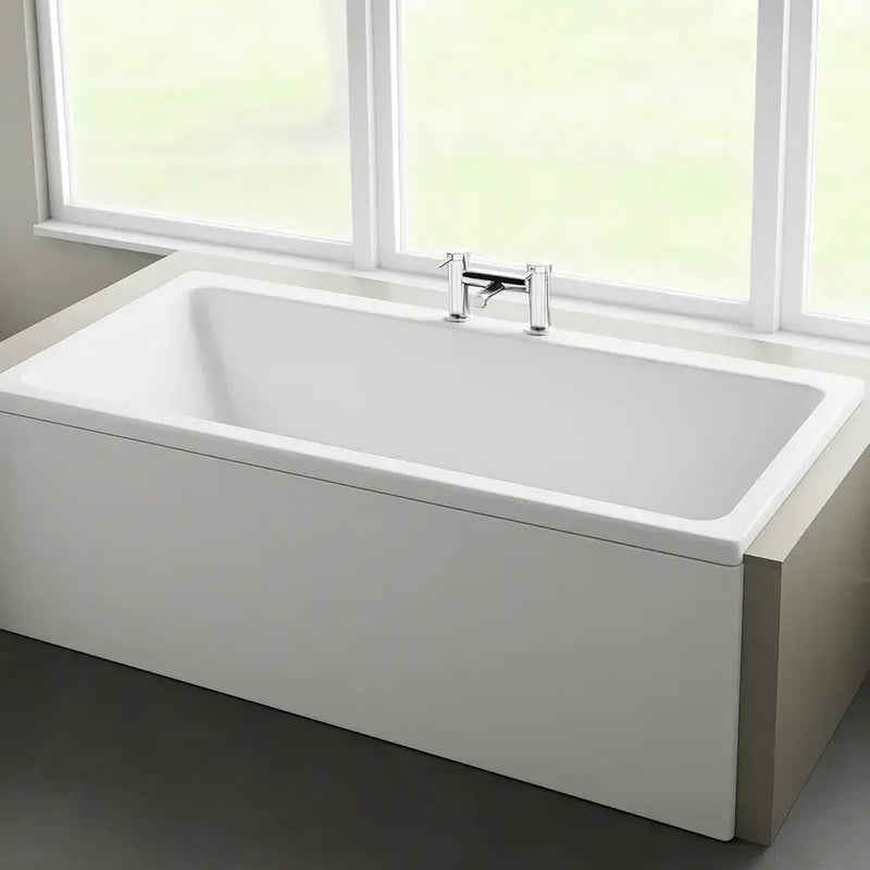 Carron Quantum 1800 x 800 Double Ended Bath - Standard & Carronite Options - Standard