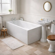 Carron Quantum 1800 x 800mm Single Ended Bath - Standard & Carronite Options - Standard