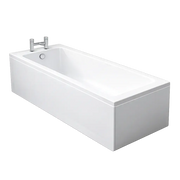Carron Quantum 1800 x 800mm Single Ended Bath - Standard & Carronite Options - Carronite