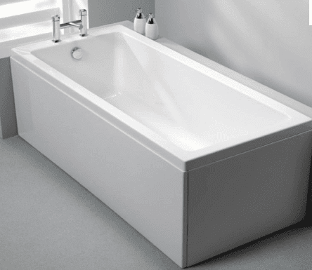 Carron Quantum 1800 x 800mm Single Ended Bath - Standard & Carronite Options - Standard
