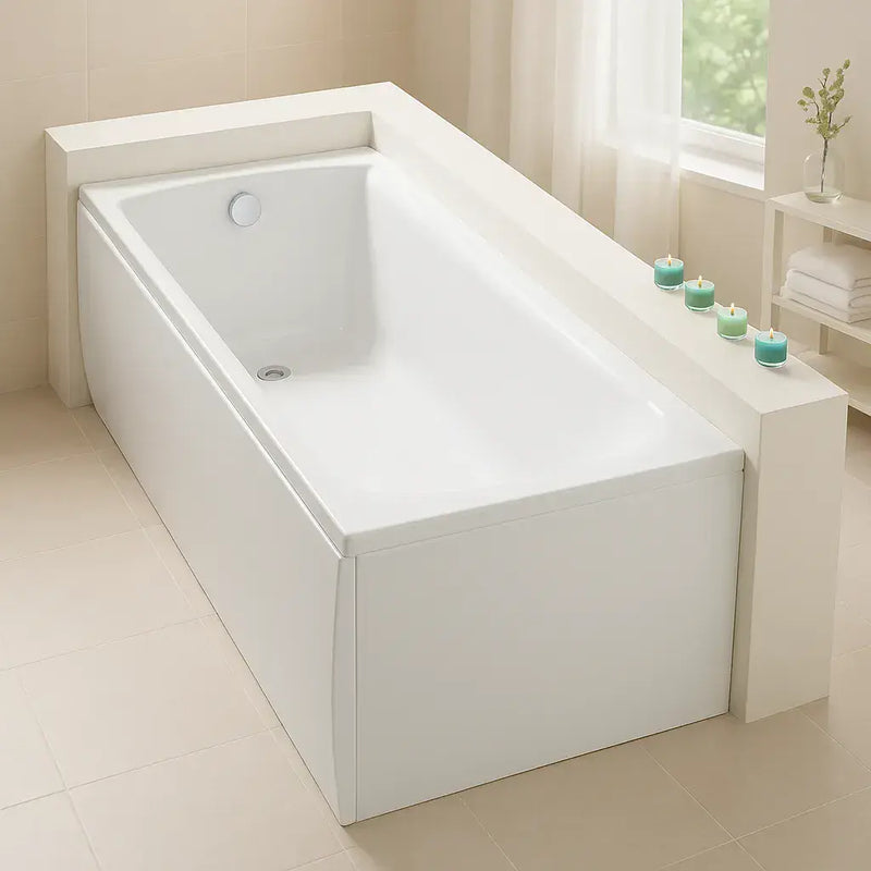 Carron Sigma 1700 x 800mm Single Ended Bath - Standard & Carronite Options - Carronite