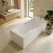 Carron Sigma 1700 x 800mm Single Ended Bath With Chrome Grips- Standard & Carronite Options - Standard
