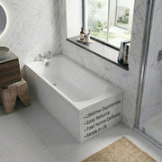 Carron Sigma 1800 x 800mm Single Ended Bath - Standard & Carronite Options - Carronite
