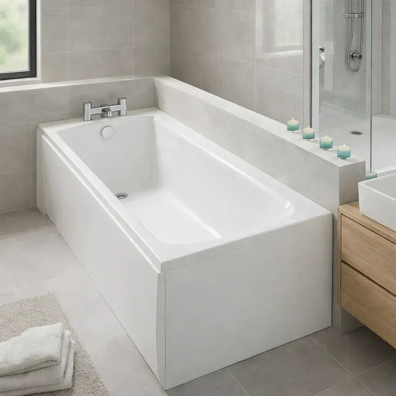 Carron Sigma 1900 x 900mm Single Ended Bath - Standard & Carronite Options - Standard