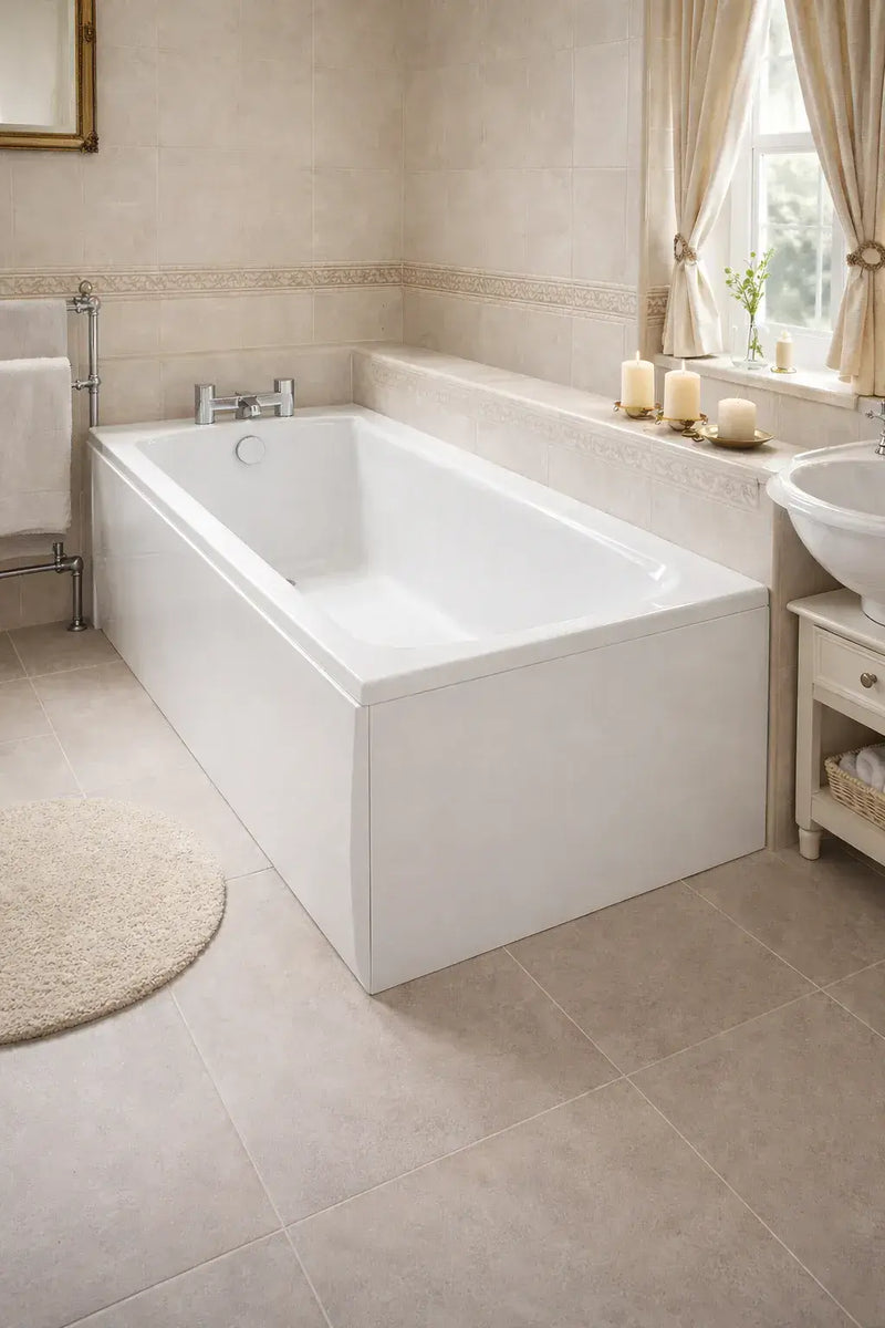 Carron Sigma 1900 x 900mm Single Ended Bath - Standard & Carronite Options - Standard