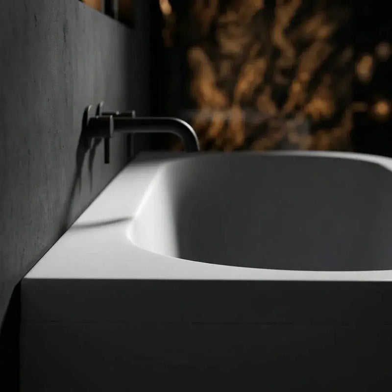 Carron Status 1600mm x 725mm Right-Hand Offset J-Shaped Corner Bath - Carronite