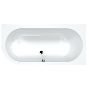 Carron Status 1700mm x 725mm Left-Hand Offset J-Shaped Corner Bath - Standard