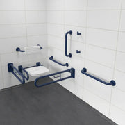 Changing Room Doc M Pack with Stainless Steel, Blue, Grey or White Rails