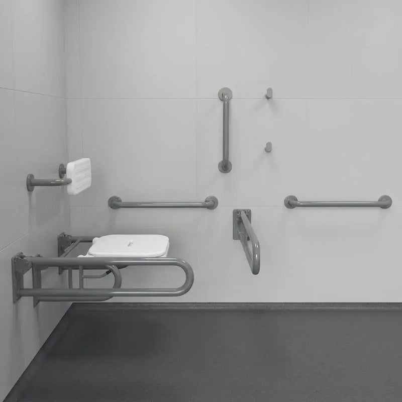Changing Room Doc M Pack with Stainless Steel, Blue, Grey or White Rails