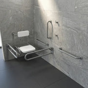 Changing Room Doc M Pack with Stainless Steel, Blue, Grey or White Rails - Grey