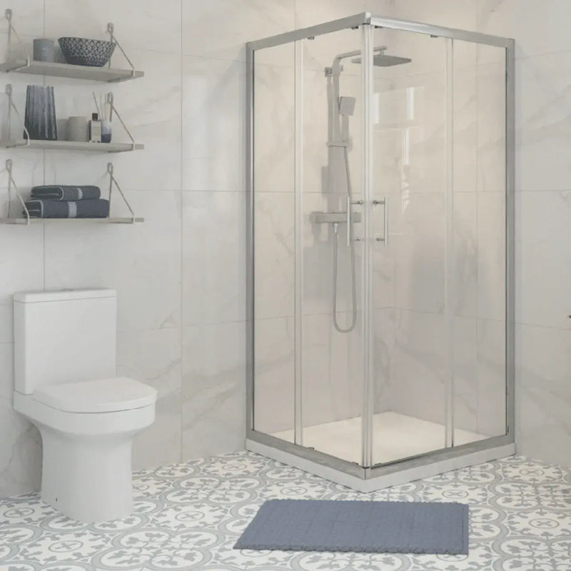 Classic Square Corner Entry Shower Door Enclosure - 760 x 760mm