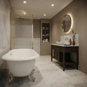 Classics Freestanding 1690 x 740mm White Bath With Chrome Feet
