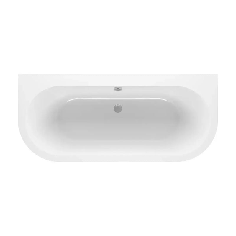 Columba 1700 x 750mm Back To Wall Bath and Panel