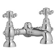 Cross Top Bath Filler Tap, Chrome