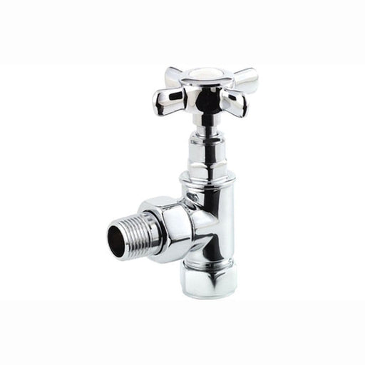 Crosshead Radiator Valve 94 x 45 x 87, Chrome