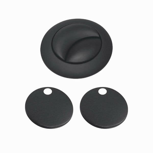 Cruz Rimless Close Coupled Toilet with Optional Colour Flush Push Button & Soft Close Seat