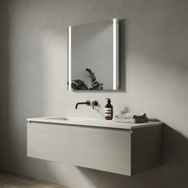 Cryan 800x600mm Rectangle LED Mirror