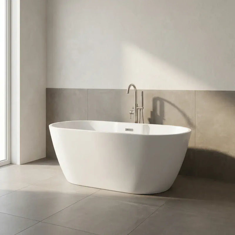 Cygnus 1550 x 740mm White Freestanding Bath