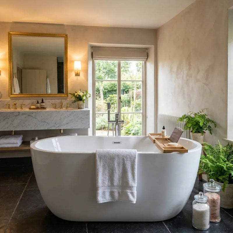 Cygnus 1550 x 740mm White Freestanding Bath
