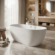 Cygnus 1655 x 745mm White Freestanding Bath
