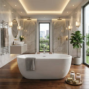 Cygnus 1655 x 745mm White Freestanding Bath