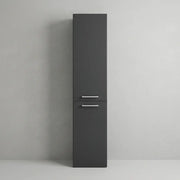 Deltar 350mm Floor Standing 2 Door Tall Unit, Anthracite Gloss