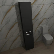 Deltar 350mm Floor Standing 2 Door Tall Unit, Anthracite Gloss