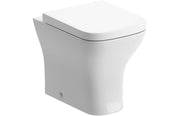 Deltar White Gloss Furniture Bathroom Suite with Brushed Brass Finishes