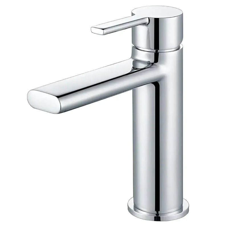 Deltar White Gloss Furniture Bathroom Suite with Chrome Finishes