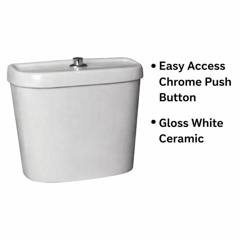 Doc M Close Coupled Cistern with High Push Button