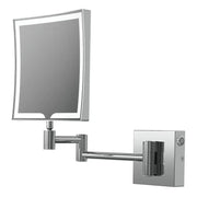 Dot Square LED Cosmetic Mirror - Chrome