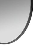 Eclipser 600mm Round Mirror - Matt Black