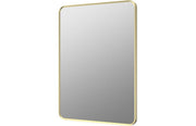 Eclipser 600x800mm Oblong Mirror - Brushed Brass