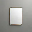 Eclipser 600x800mm Oblong Mirror - Brushed Bronze