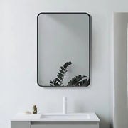 Eclipser 600x800mm Oblong Mirror - Matt Black