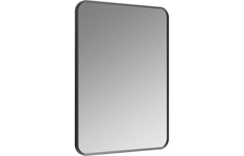 Eclipser 600x800mm Oblong Mirror - Matt Black