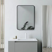 Eclipser 600x800mm Rectangle Mirror - Matt Black