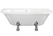 Ellsworth Back To Wall Freestanding Bath, 2 Tap Holes