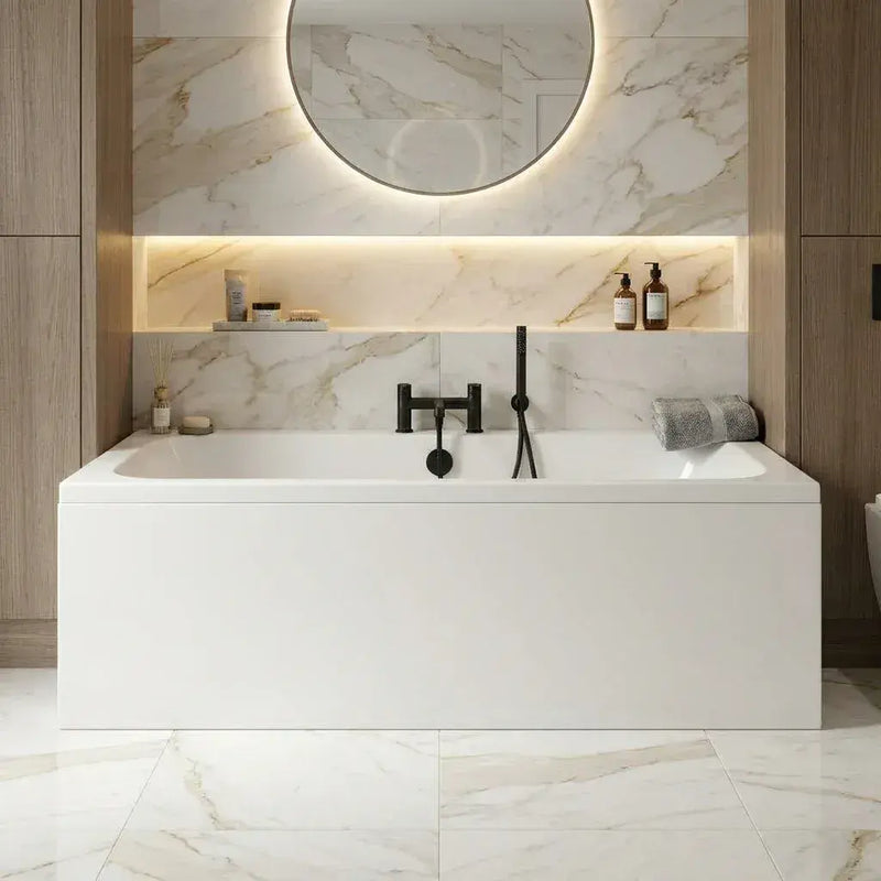 Emery Acrylox Double Ended Bath Super Strength - 1700 x 750mm