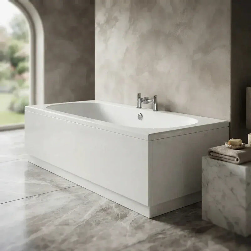 Emery Acrylox Double Ended Bath Super Strength - 1800 x 800mm