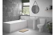 Essential Bathroom Pack with Bath, Toilet, Basin Set, Taps and Wastes