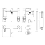 Evolve Bath/Shower Mixer Tap - Chrome