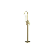 Evolve Floor Standing Bath/Shower Mixer Tap - Brushed Brass