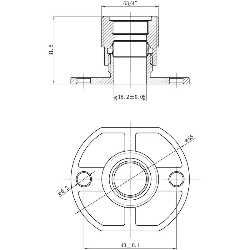Exposed Shower Valve Fast Fitting Kit (Any) (Pair)