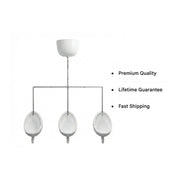 Exposed Urinal Pack with Ceramic Cistern 1,2,3 or 4 Bowl